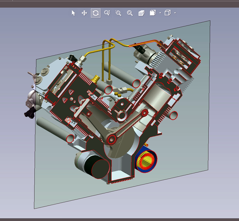 a model in eDrawings Publisher